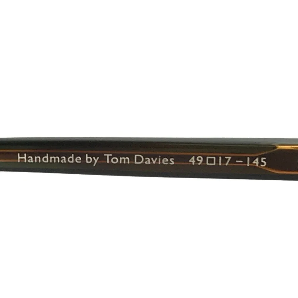 Tom Davies Eyeglasses Frames TD779 Col. 2260 Clear Blue on Brown 49-17-145